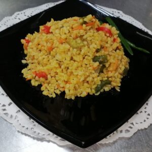 Гарнир, Булгур с овощами, 100гр