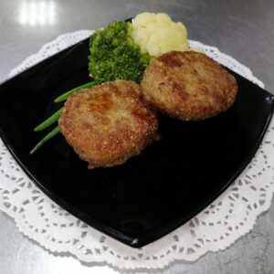 Котлета "Ромштекс" жареный (говядина+свинина+курица) 100гр