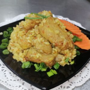 Плов со свининой на ребрышках, 100гр