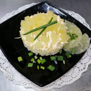Салат "Нежный" с ананасом, 100гр